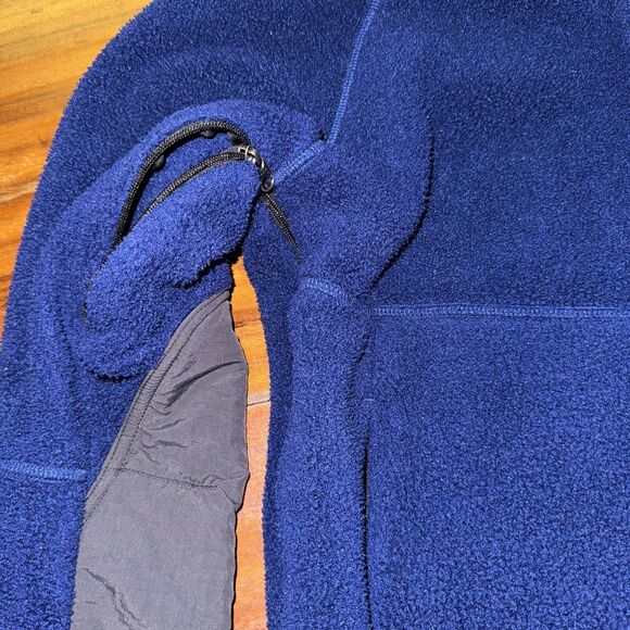 Marmot Womens Full Zip Fleece Jacket Size Large Blue, Sleeve Zip Pockets! - Picture 6 of 11